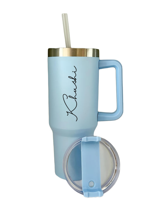 Personalized Ember-1200ml Tumbler With Straw and Lid, Stainless Steel, Insulated